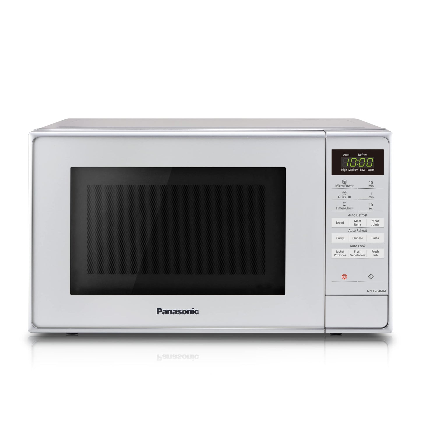 - Panasonic NN-E28JMMBPQ Compact Solo Microwave Oven | Turntable | 800 W | 20 Litres -