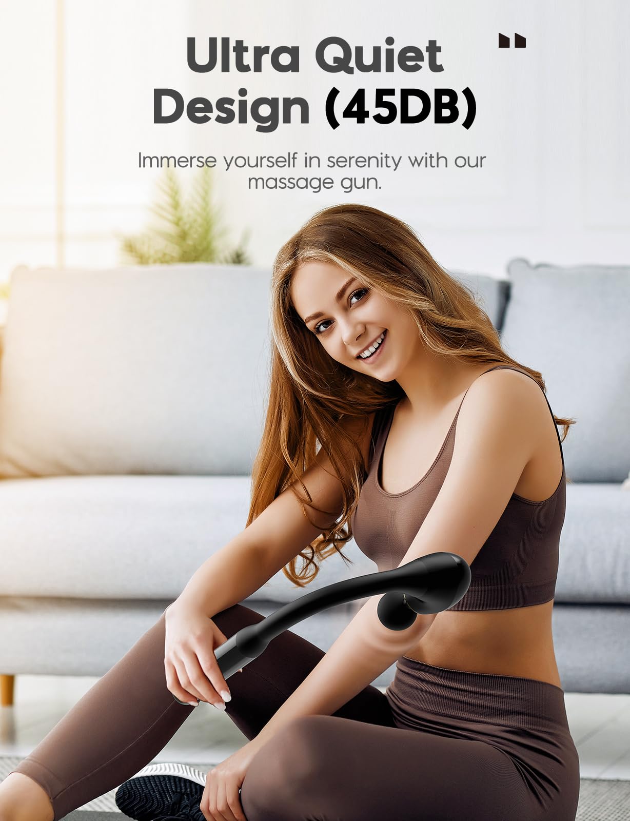 - Massage Gun with Upgraded U-Shaped Extension Handle | 16MM Massage Gun -