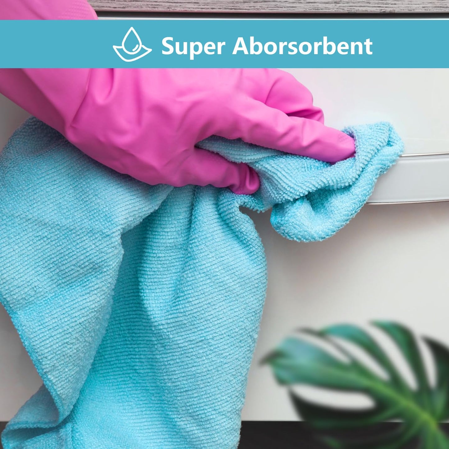 AIDEA Microfibre Cloth 12 Pack,Reusable Kitchen Microfibre Cleaning Towels Dish Cloths,Lint Free Washable Duster Rags Cloth for Home,Windows,Car,Motorbike,30 x 30 cm