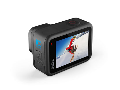 - GoPro HERO10 Black | Waterproof Action Camera | Front LCD | Touch Rear Screens | 5.3K60 Ultra HD Video | 23MP Photos | 1080p Live Streaming -