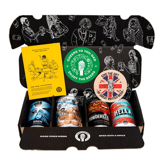 - Premium Cheers Dad Craft Beer Gift Pack | 3x330ml Craft Beer Cans -