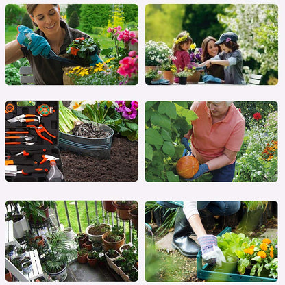 - ZYMY Gardening Tools Set, 12 Pcs Garden Hand Tools Kit