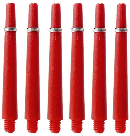 BIPY 75Pack Dart Nylon Stems and 2D Flights Set in 2BA Medium Nylon Shafts Colourful Flights and O Rings Professional Dart Accessories Kit Perfect Accessories for Indoor Dart Games