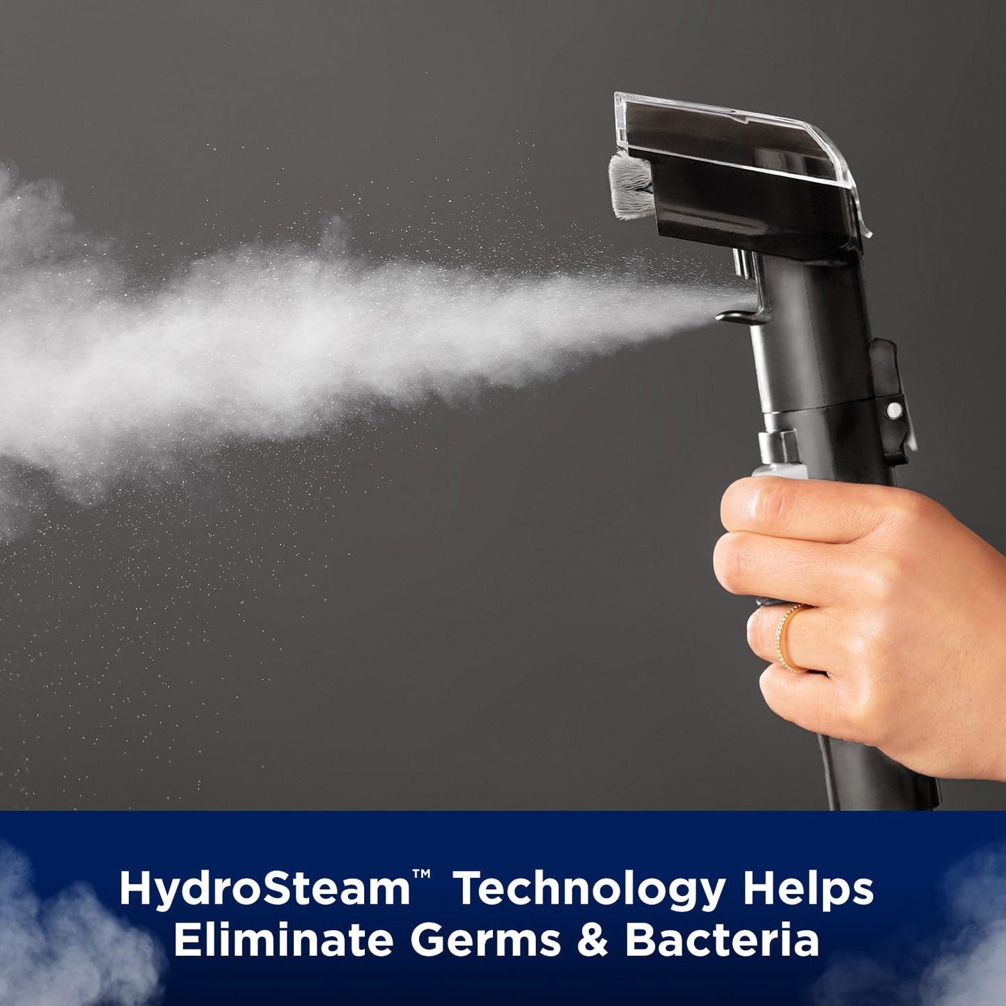 BISSELL® SpotClean® HydroSteam™ | 1000W Portable Spot Cleaner | Lift the toughest stains with HydroSteam™ Technology | Easy Self Cleaning Tool | Clean Carpets, Upholstery & Car | 3689E | Black/Copper