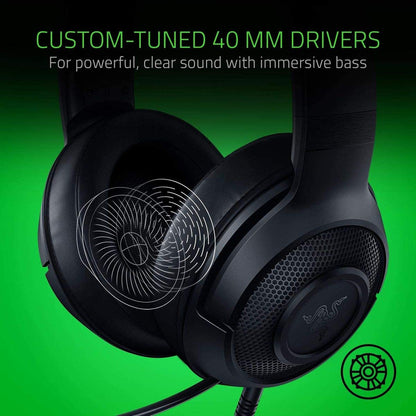 - Razer Kraken X Lite | Corded | Ultralight Gaming-Headset | For PC, PS4, PS5, Switch, Xbox X|S | Black -