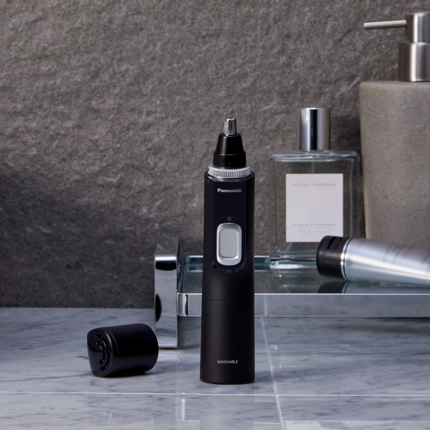 - Panasonic ER-GN300K503 | Electric Facial Ear Eyebrow and Nose Hair Trimmer -