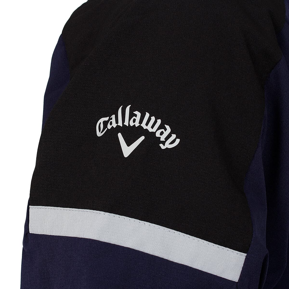 Callaway Golf Mens Shoulder Block Golf Wind Jacket - Peacoat - M