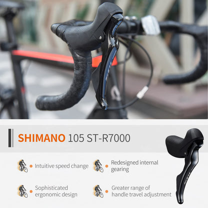 - SAVADECK Herd6.0 Carbon Road Bike | T800 Full Carbon Fiber 700C Racing Bike -