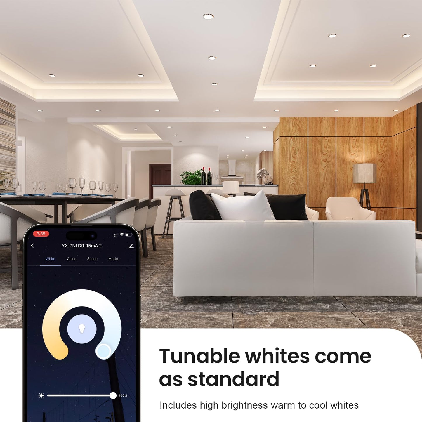 - Enshine GU10 Smart Bulb | Warm to Cool White | WiFi led Light Bulbs -