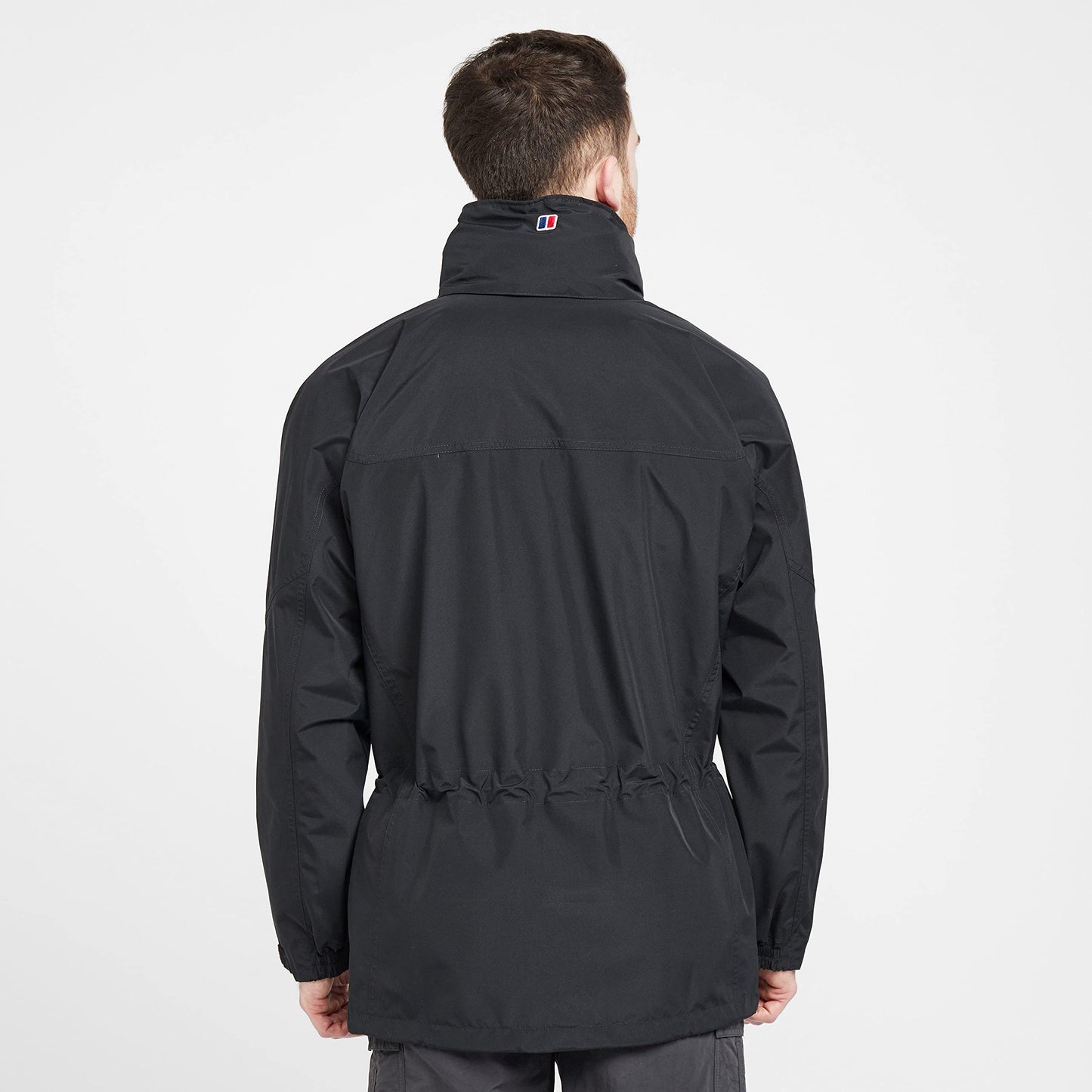 Berghaus Men's Cornice III Interactive Gore-Tex Waterproof Shell Jacket, Durable, Breathable Rain Coat, Black, XL