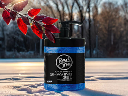 - Redone Shaving Gel Face Fresh 1000 ml | Shaving Gel Transparent Men | No Foam -
