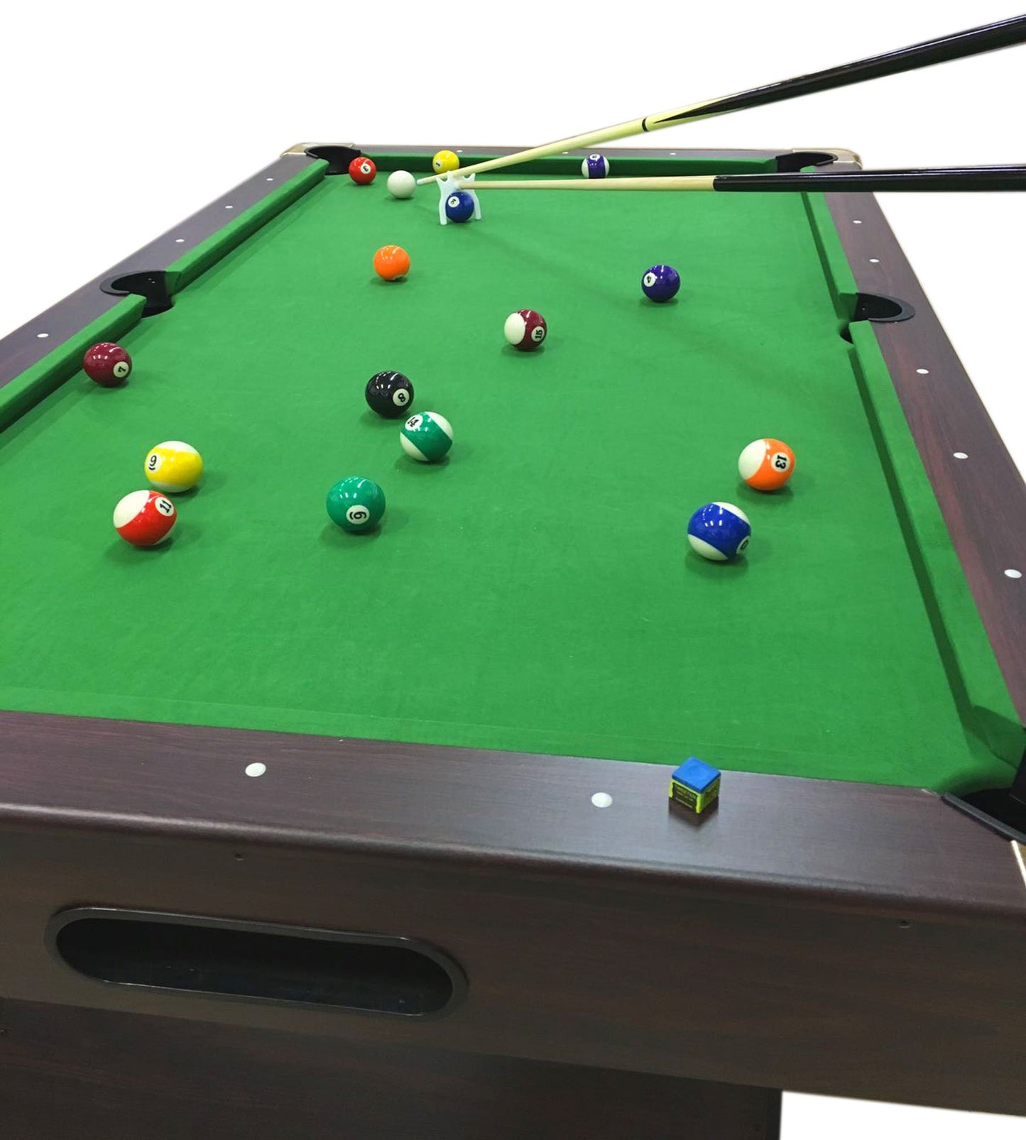 7 Ft Pool Table Billiard Playing Cloth Indoor billiards table new - Green Season