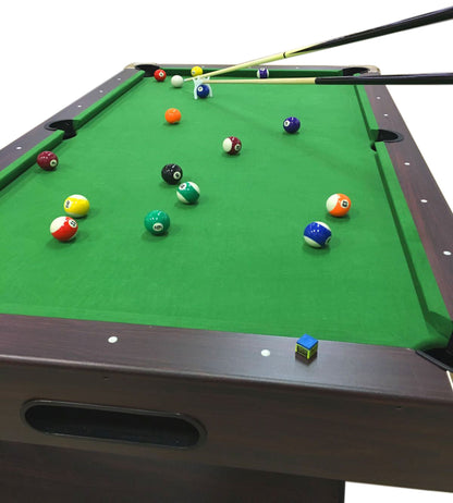 7 Ft Pool Table Billiard Playing Cloth Indoor billiards table new - Green Season