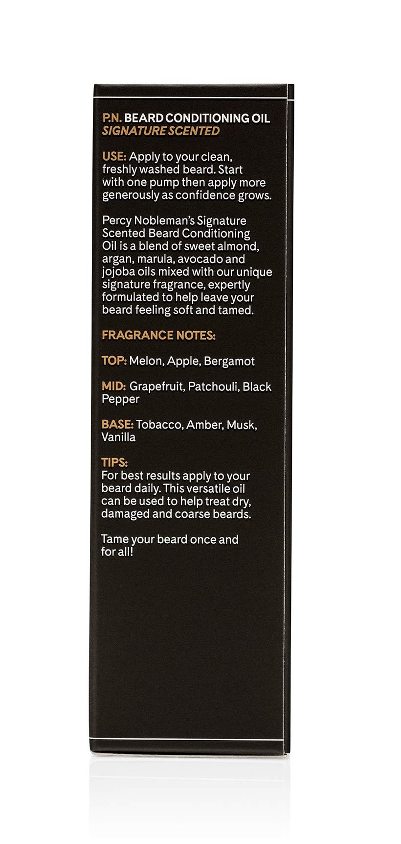 Beard Oil by Percy Nobleman, 99% Beard Conditioning Oil With a Mixture of Quality Ingredients that Softens and Conditions your Facial Hair. (30ml)
