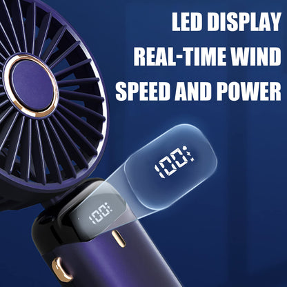 - Jsdoin Hand Held Fan | Portable Handheld USB Rechargeable Fans | 5 Speeds -
