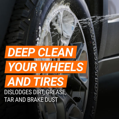 Armor All 7-Piece Car Cleaning Kit, Includes Glass Cleaner, Jumbo Sponge, Car Wash & Wax, California Scents Can Car Air Freshner, Wheel & Tyre Cleaner 500ml, Insect Remover and Microfibre Cloth