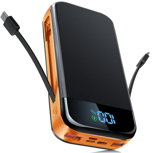- Power Bank 42800mAh Huge Portable Charger | PD20W Fast Charging USB-C Input/Output | 5 Charging ports -