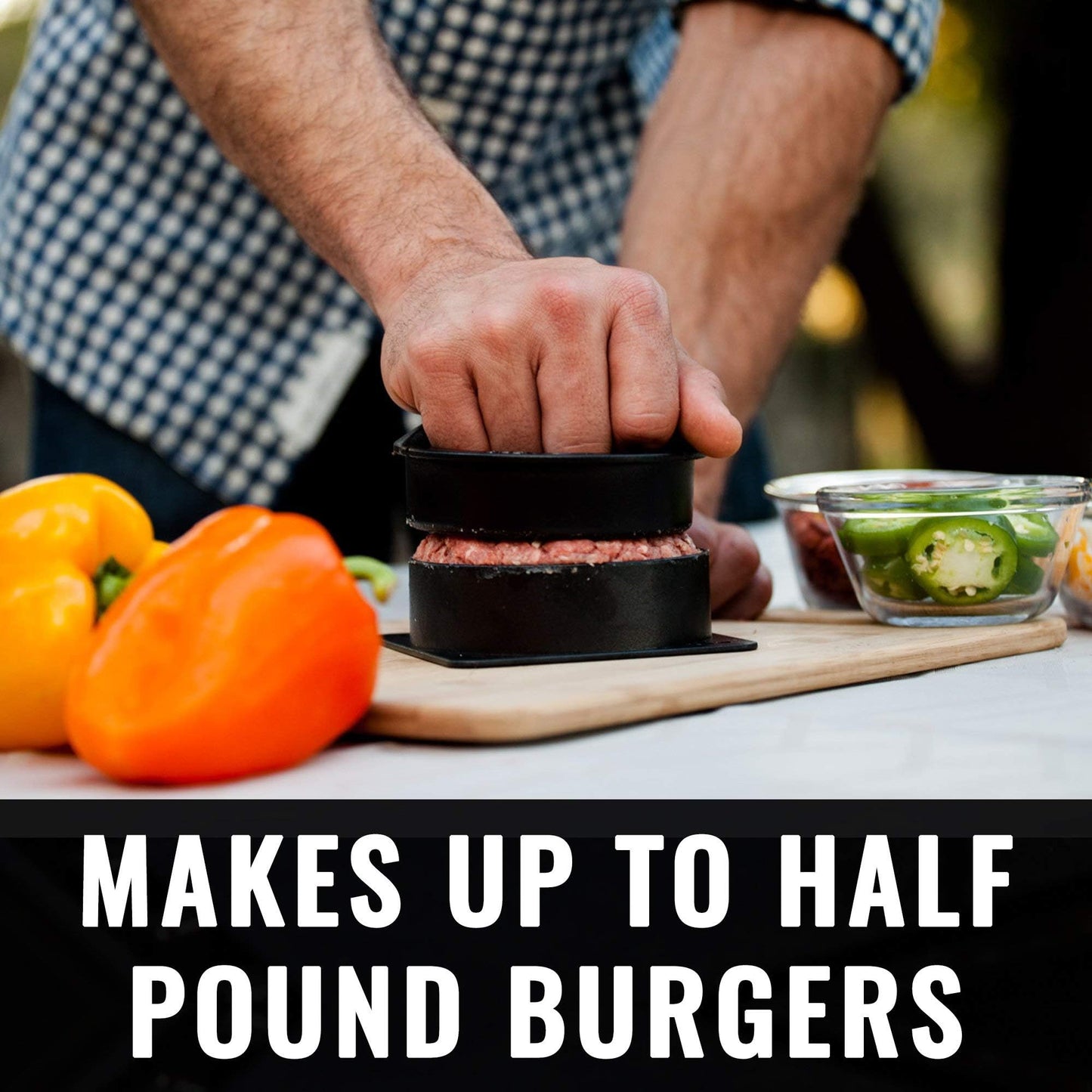 - Grillaholics Stuffed Burger Press and Hamburger Maker -