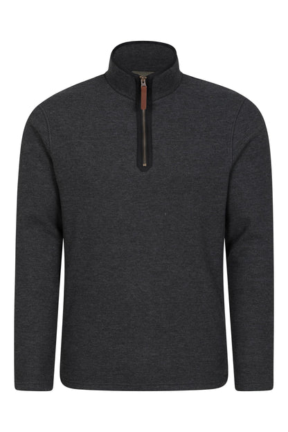 - Mountain Warehouse Beta Mens Zip Neck Top | Half Zip Sweater -