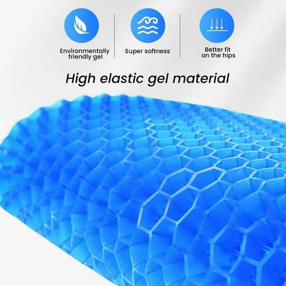- Orthopaedic Gel Seat Cushion | Non-Slip Pillow | Back Support Cushion -