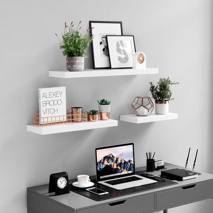 - VASAGLE Floating Shelf, Wall Shelf for Books, Photos, Collectibles, Wall-Mounted Office Shelf, 80 x 20 x 3.8 cm -
