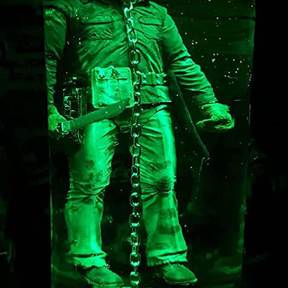 AAOCLO Horror Movie Collector Figure Water Lamp Part 6 Lives Final Display, Unique Decor Light Table Lamp Home Decor,Resin Water Lamp Night Lamp Table Lamp Movie Souvenir