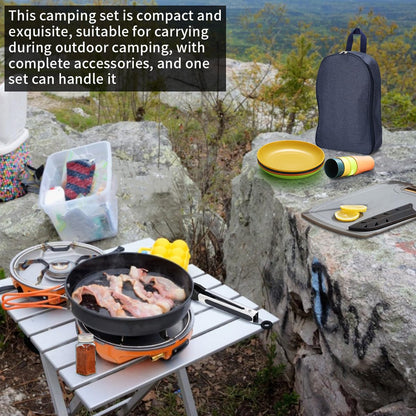 Berglander Camping Cooking Utensils Set 23 Piece, Camping Essentials Camping Accessories Gear Must Haves Camper and BBQ Utensils for Travel, Picnics, Camping, BBQ, Party and Other Outdoor Activities
