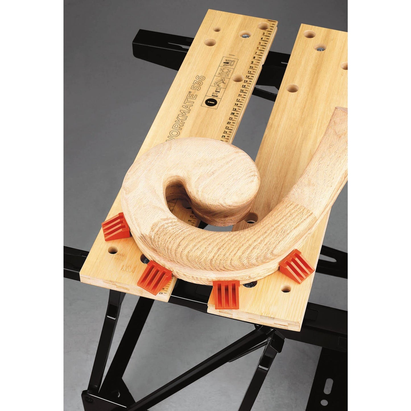 BLACK+DECKER Workmate, Work Bench Tool Stand Saw Horse , Dual Height with Heavy Duty Steel Frame, WM536