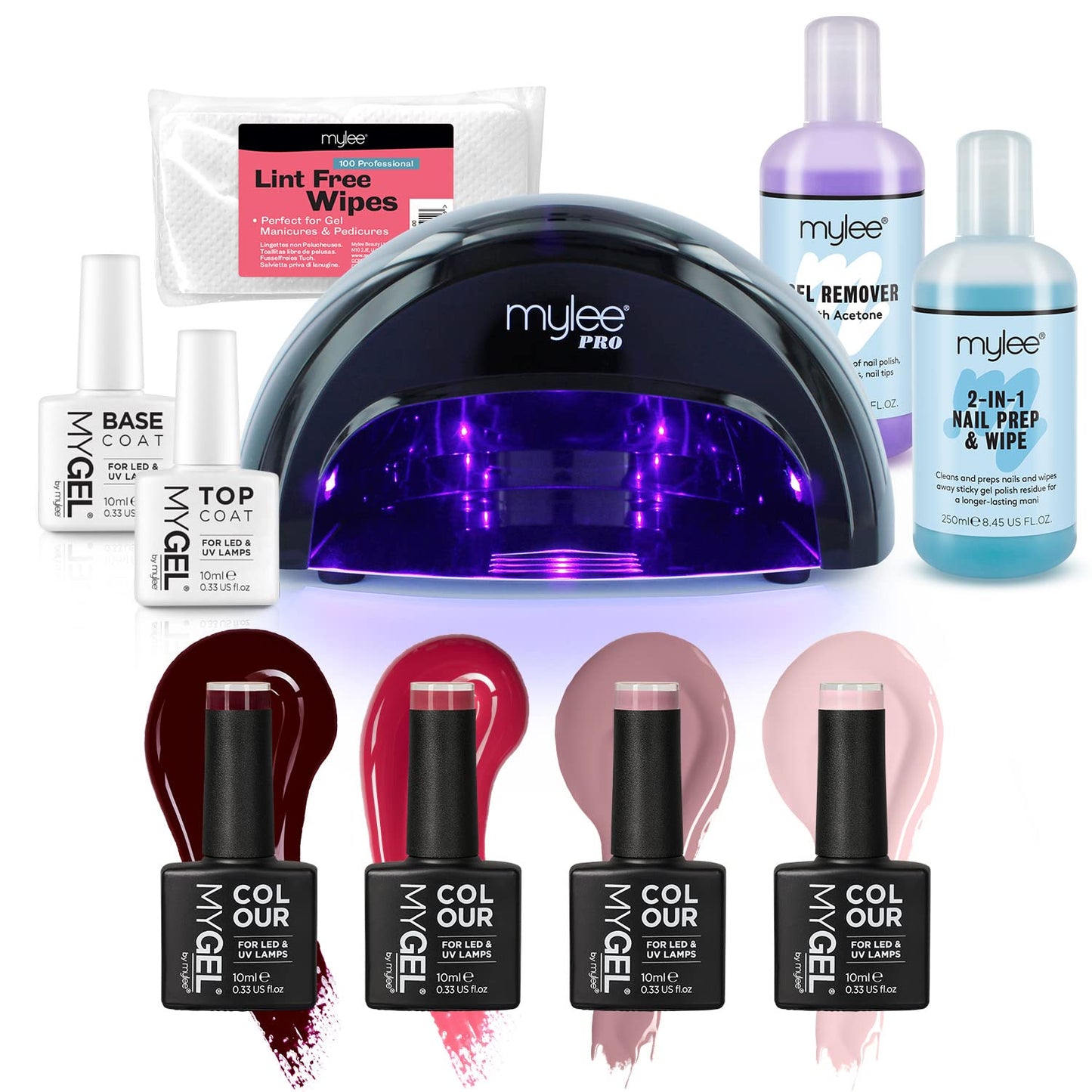 - Mylee Complete Professional Gel Nail Polish LED Lamp Kit -