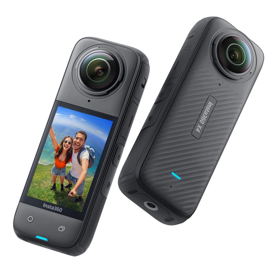 - Insta360 X4-8K Waterproof 360 Action Camera | 4K Wide-Angle Video | Invisible Selfie Stick Effect | Removable Lens Guards -
