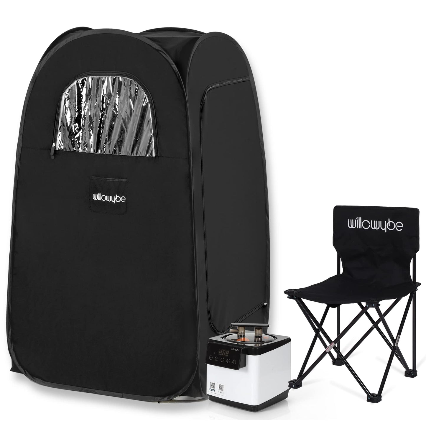 - Portable Steam Sauna | Personal Home Spa Room With Bluetooth | Steamer -