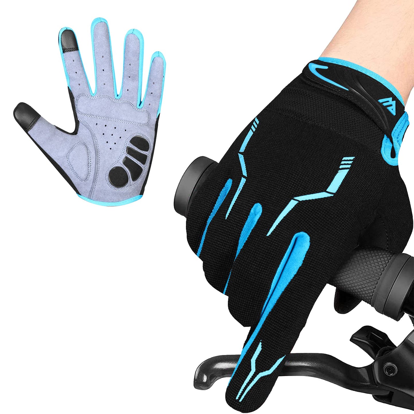 - WESTWOOD FOX WFX Cycling Gloves Full Finger Mountain Bike Gloves Touchscreen