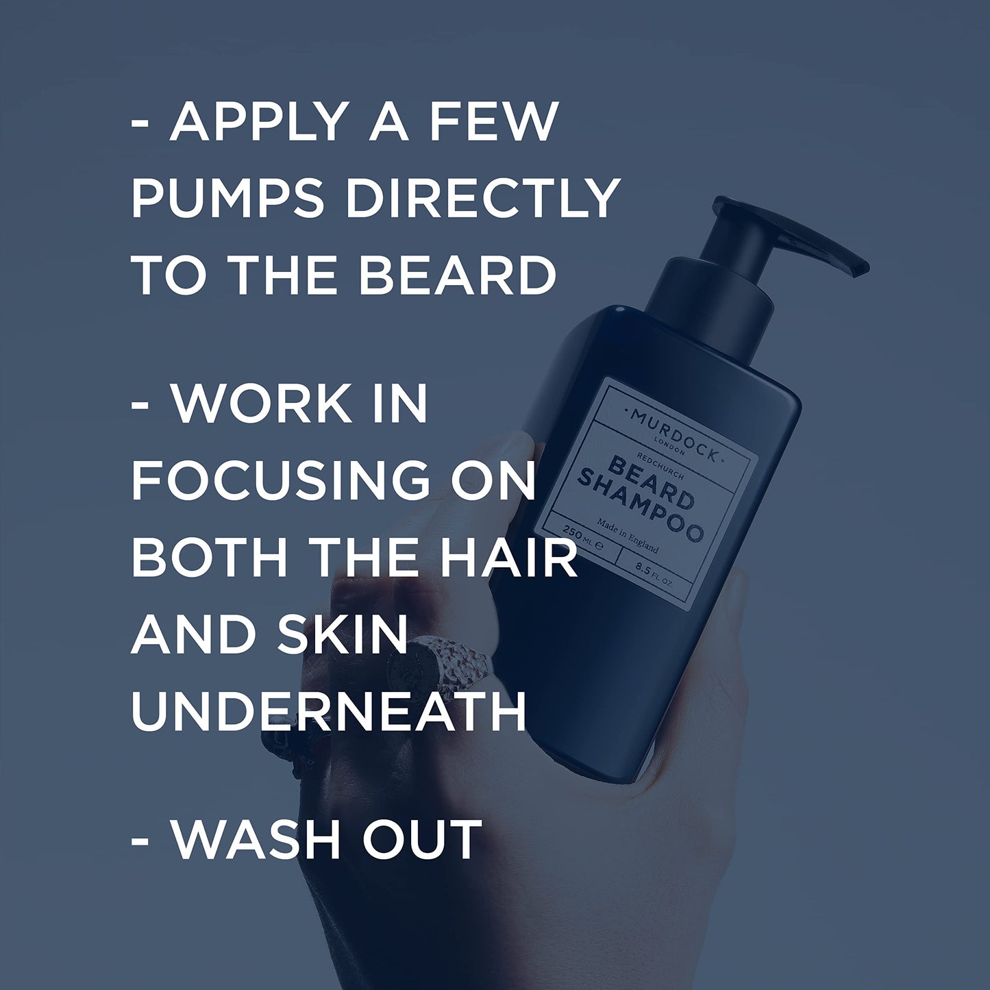 - Murdock London Beard Shampoo | pH Balanced & Sulphate Free -