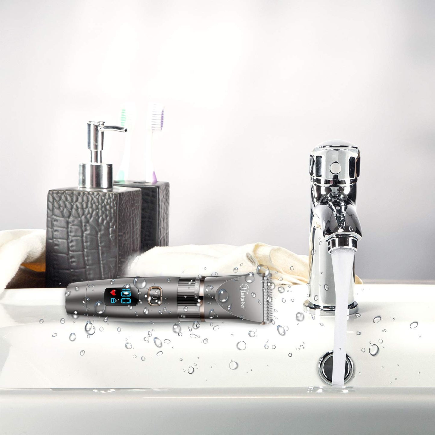 - Hatteker Professional Hair Clippers | Cordless Clippers | Hair Trimmer Beard Trimmer -