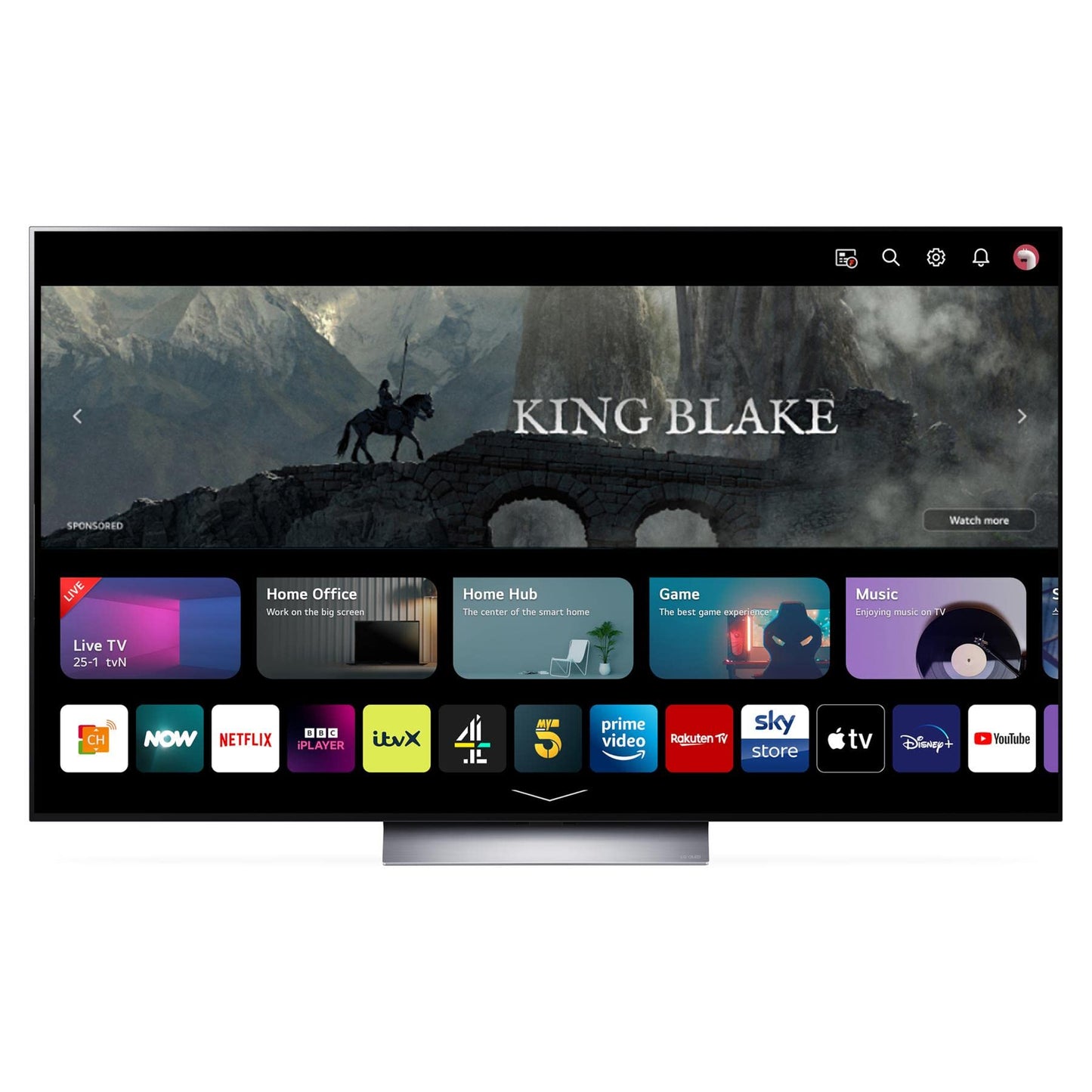 - Electronics 65 inch Smart 4K Ultra HD HDR LED TV -