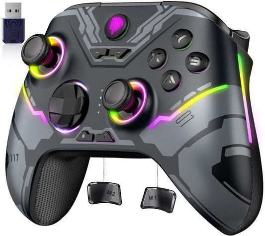 - EasySMX X15 Wireless PC Controller with Hall Triggers | Hall Joysticks | Enhanced Bluetooth Game Controller -