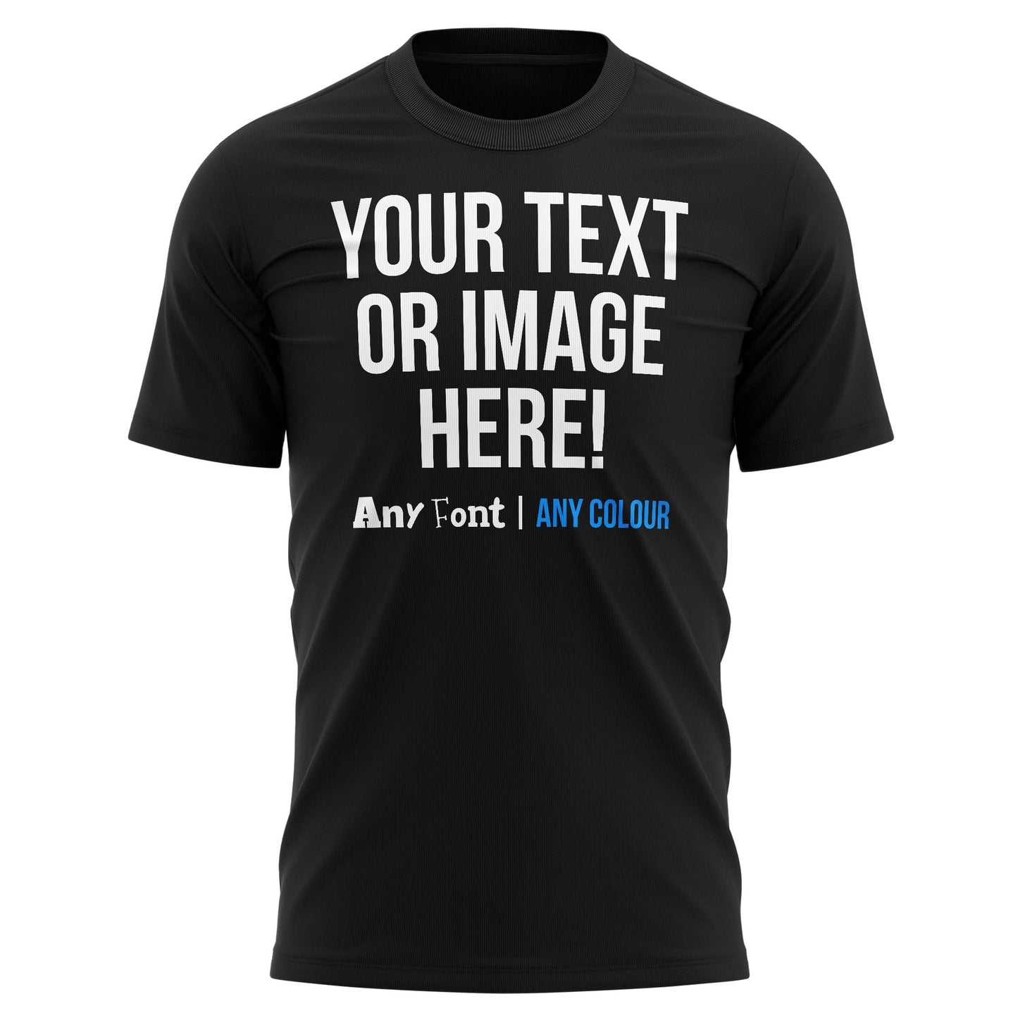 - Personalised Text and Image T Shirt-