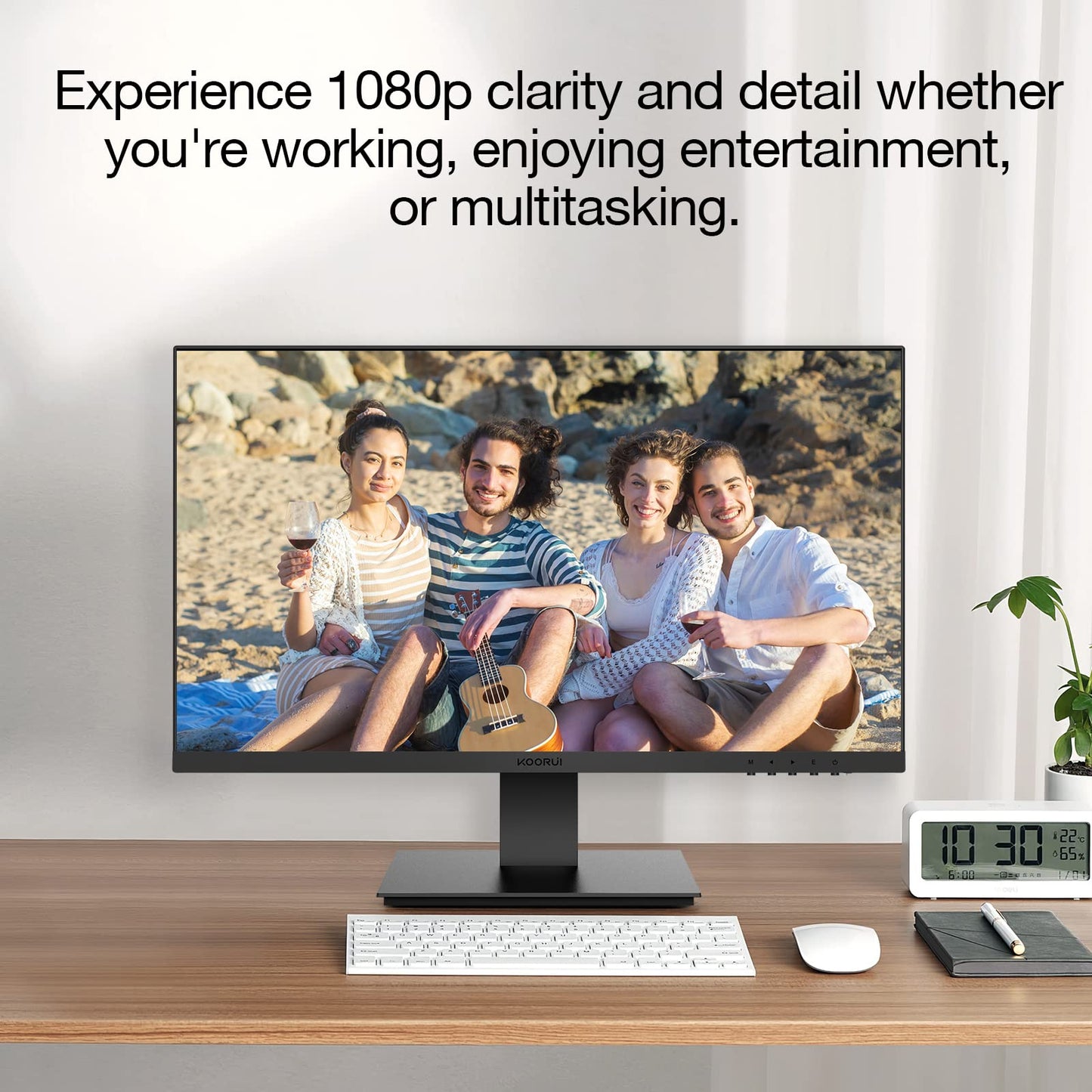 - KOORUI 27 Inch FHD Monitor | Computer Monitor | (1080P, 75HZ, HDMI+VGA, 99% SRGB, 5ms Response, Eye Care) -
