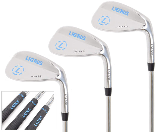 - LAZRUS Premium FORGED Golf Wedges Set | 52 56 60 Degree -