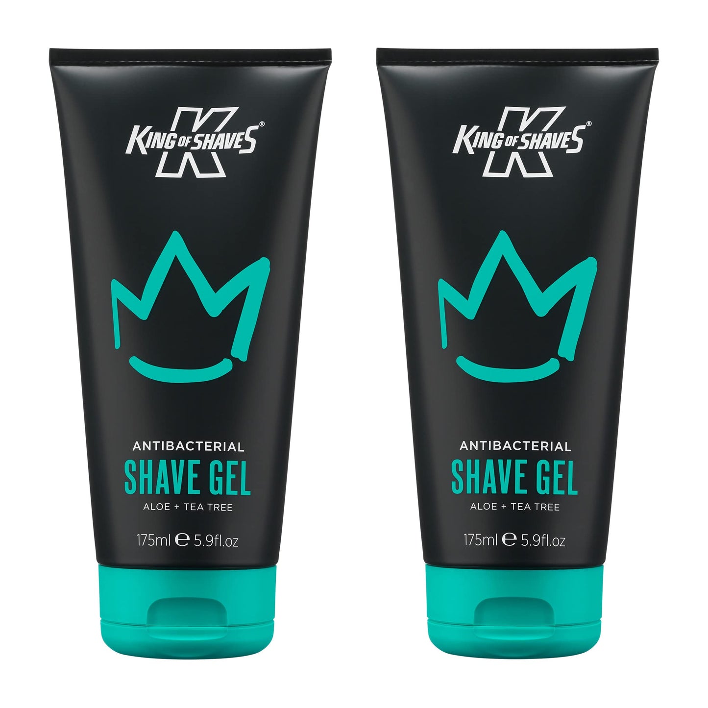 - King of Shaves Antibacterial Shaving Gel for Men | Low Foam for A Precise Shave -