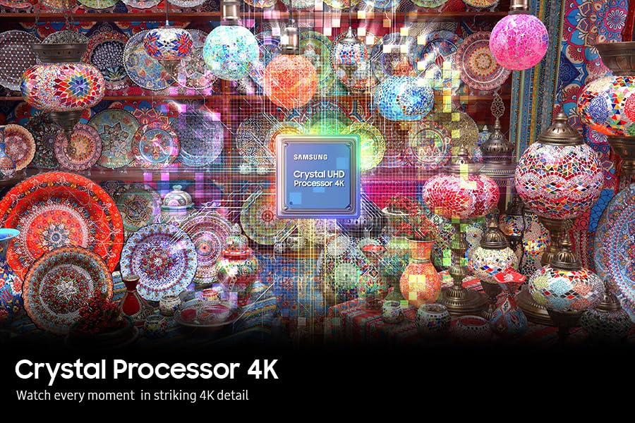 - Samsung 65 Inch AU7020 UHD HDR 4K Smart TV | Crystal UHD 4K Smart TV With HDR Picture -