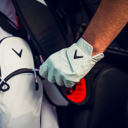 Callaway Golf Men's Tour Authentic Golf Glove (2022 edition),White,Medium-Large