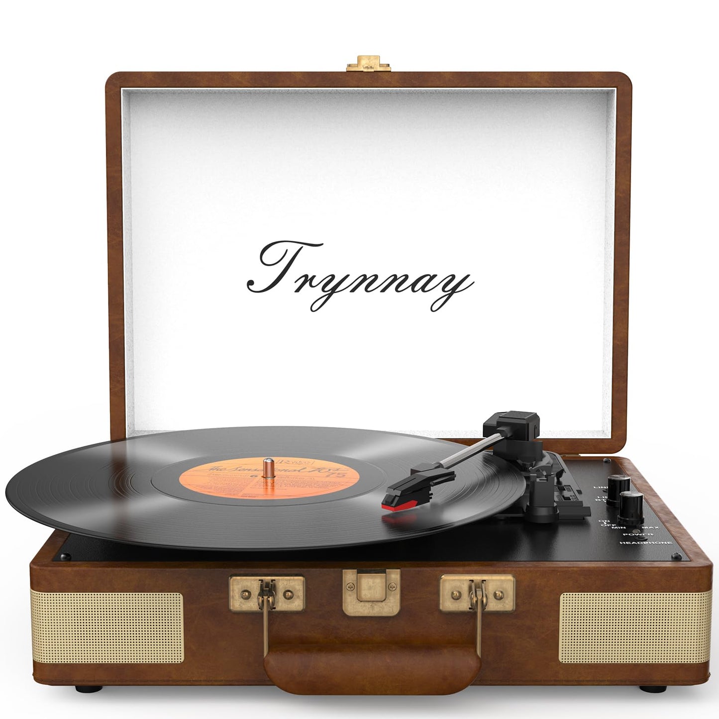 - Tyranny Record Player | 3 Speed | Bluetooth | Portable Suitcase | Vinyl Player -