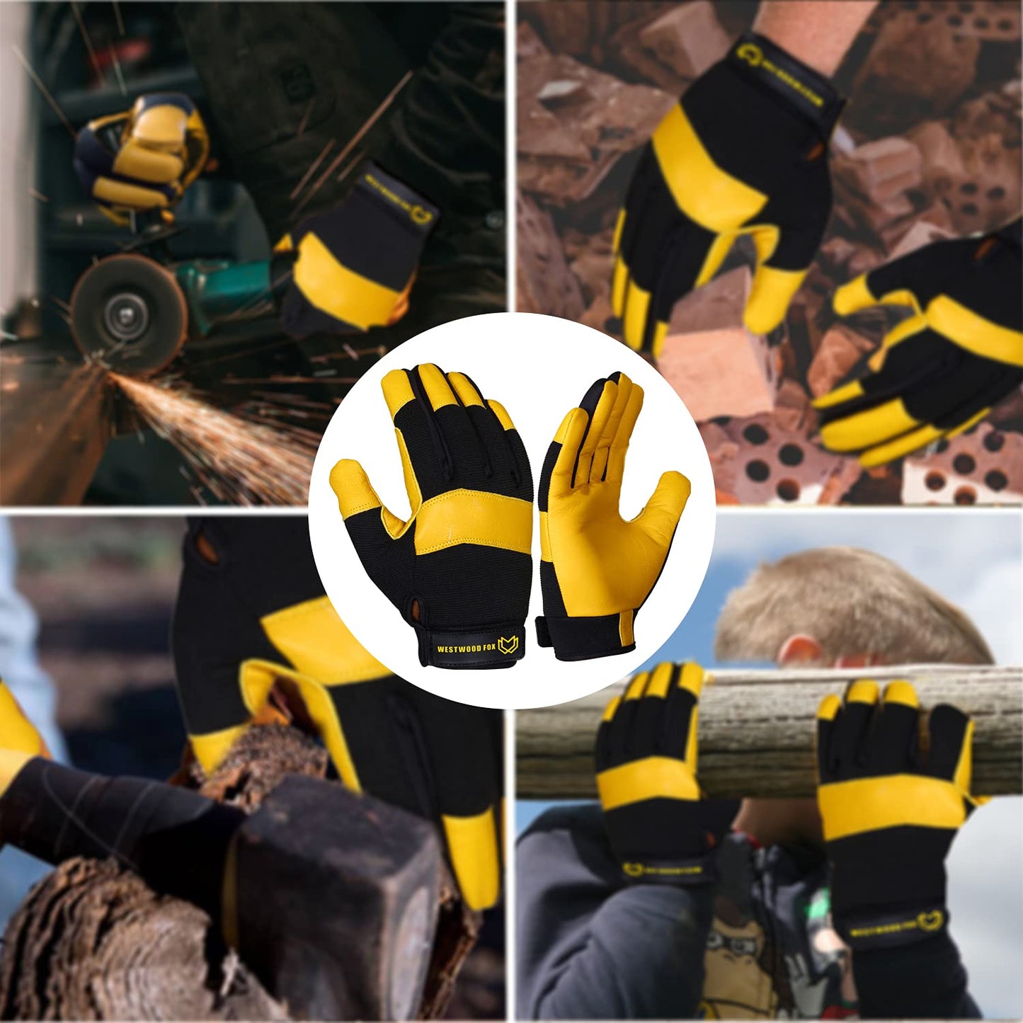 - WESTWOOD FOX Gardening Working Gloves Garden Thorn Proof