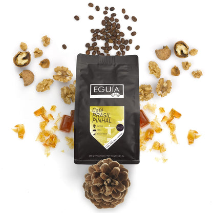 - Eguia Whole Medium Roasted Coffee Beans Variety Pack | 4× 250g-Non-bitter | medium roast Arabica coffee beans -
