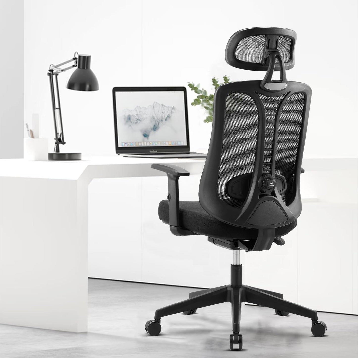 - Magic Life Ergonomic Office Chair | 4 Gear Adjustable Home Desk Chair -