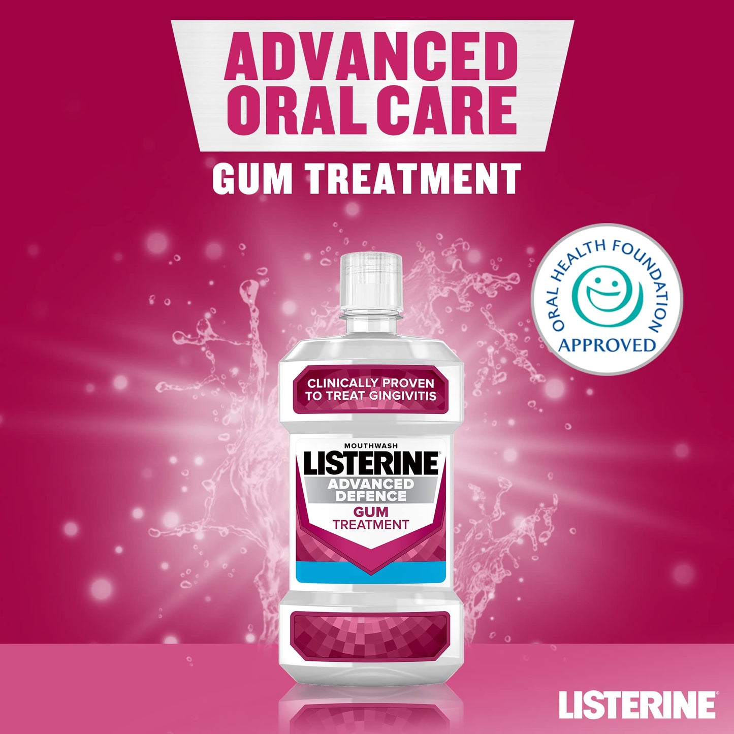 - Listerine Advanced Defence Gum Treatment Mouthwash | Clinically Proven -