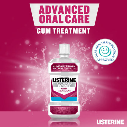 - Listerine Advanced Defence Gum Treatment Mouthwash | Clinically Proven -