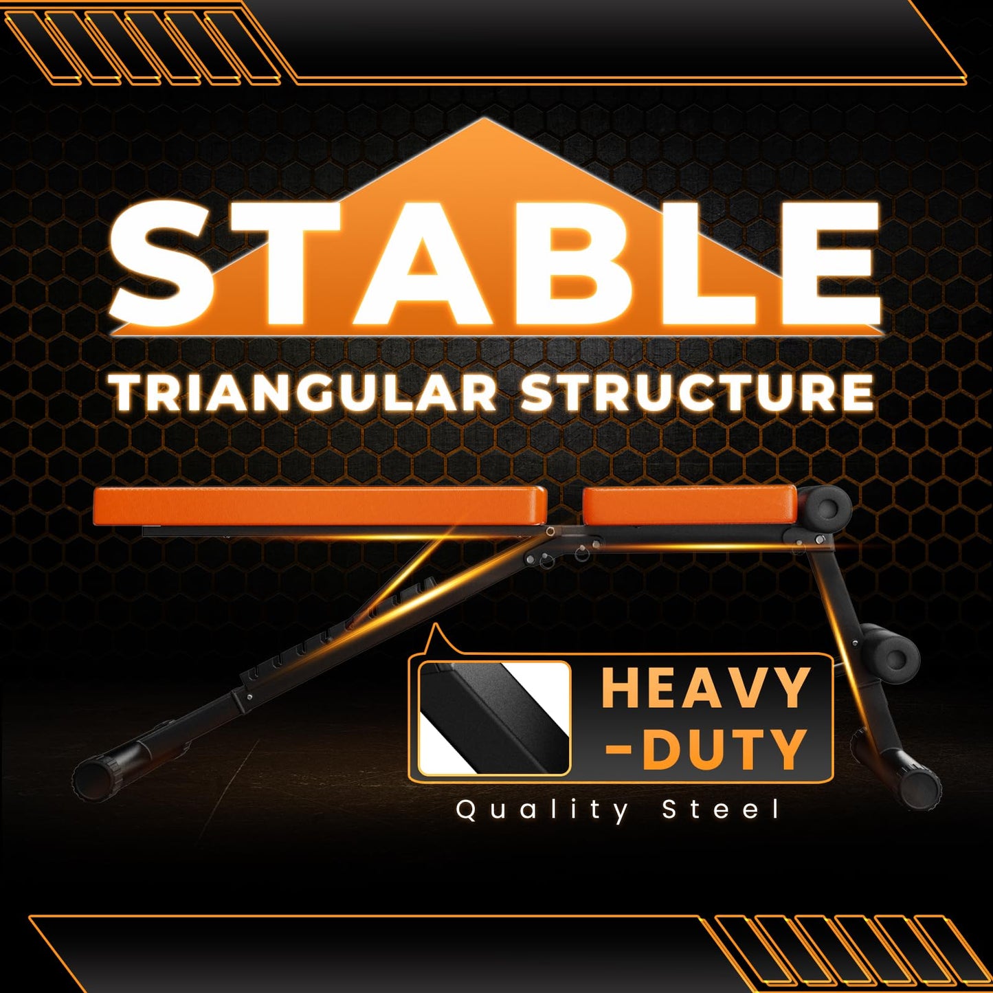 - naspaluro Adjustable Weight Bench Foldable | Workout Benches For Home -