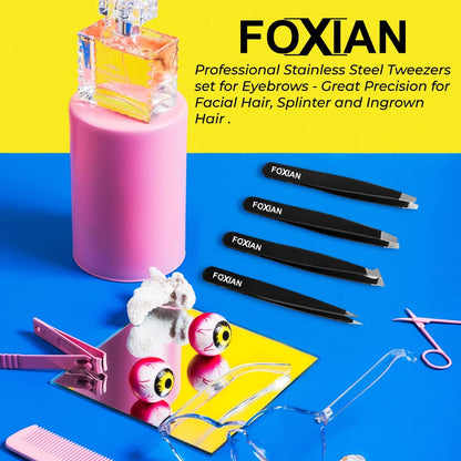 - Foxian Tweezers for Facial Hair -